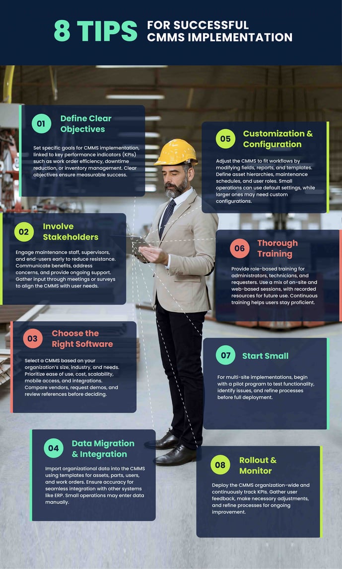 8 Tips for Successful CMMS Implementation