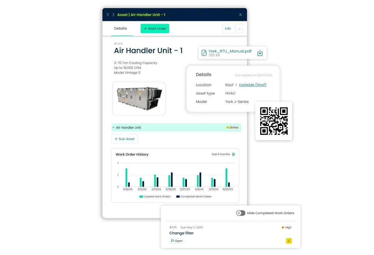 cmms software features asset tracking