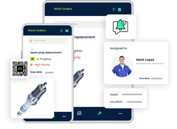 cmms features mobile application