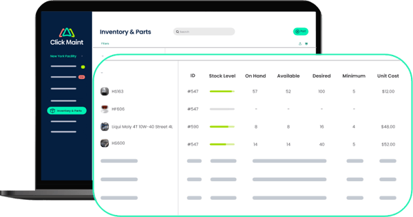 cmms vs cafm inventory management