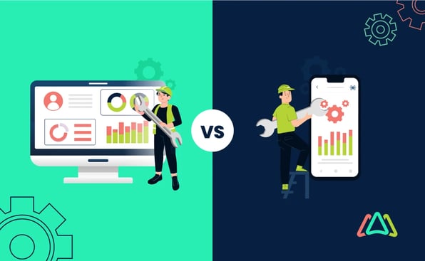 feature comparison between desktop and mobile cmms