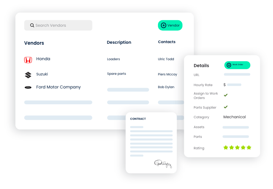 facility maintenance software for vendor management