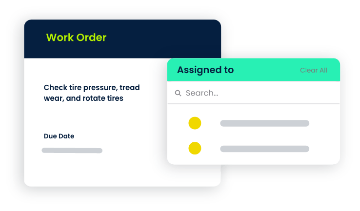 fleet maintenance assignment and tracking