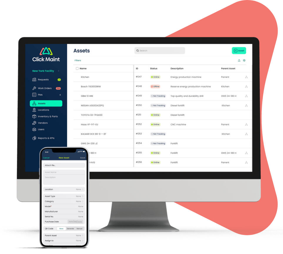 equipment maintenance software