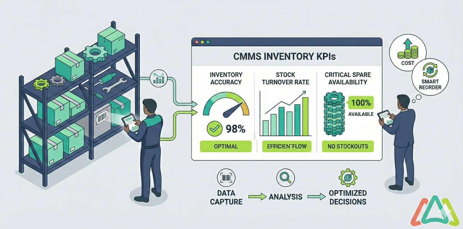 cmms inventory management KPI