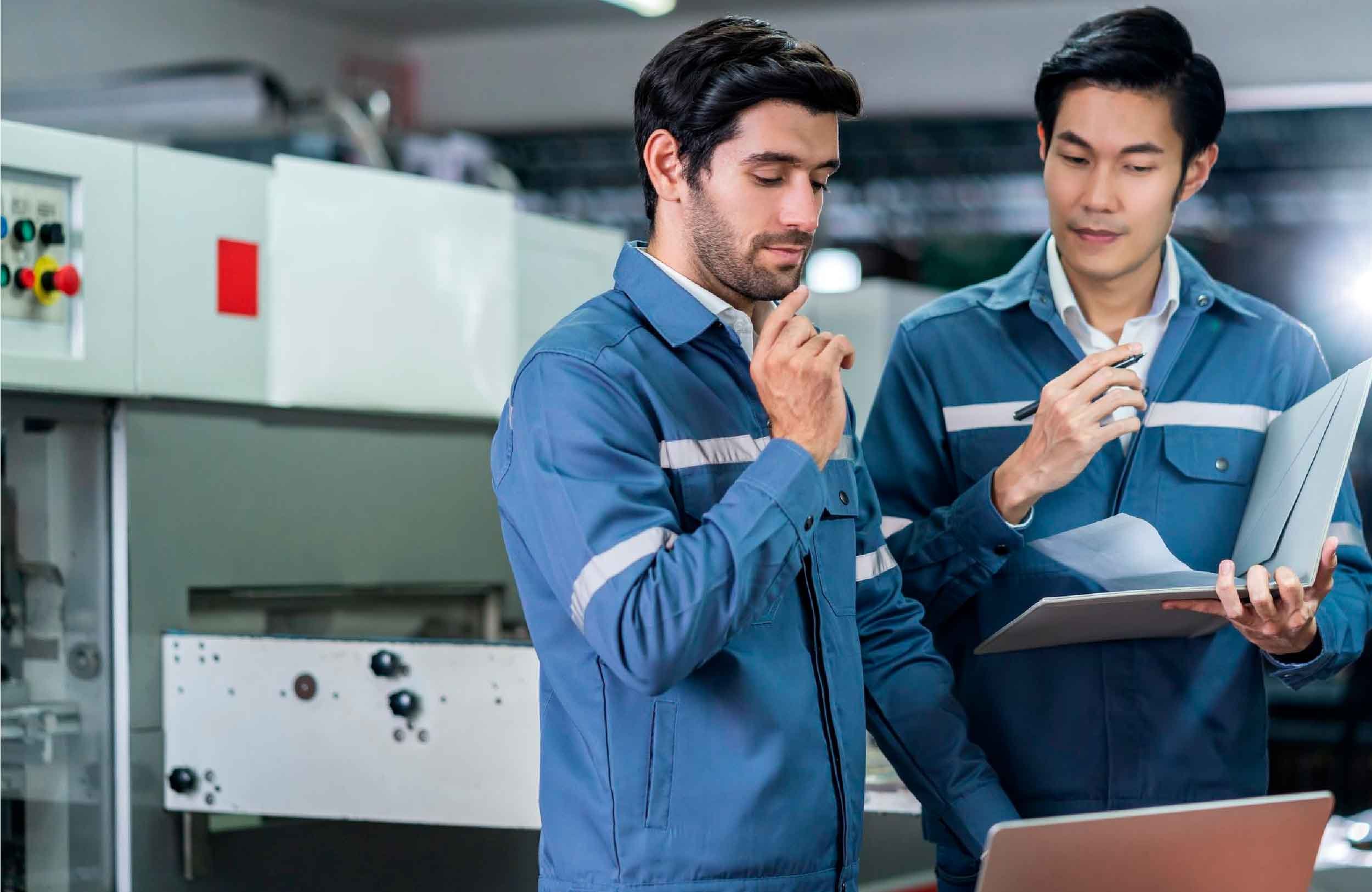 cmms roadmap 2026 two expert coworker brainstorm explaining solves process cnc operate machine