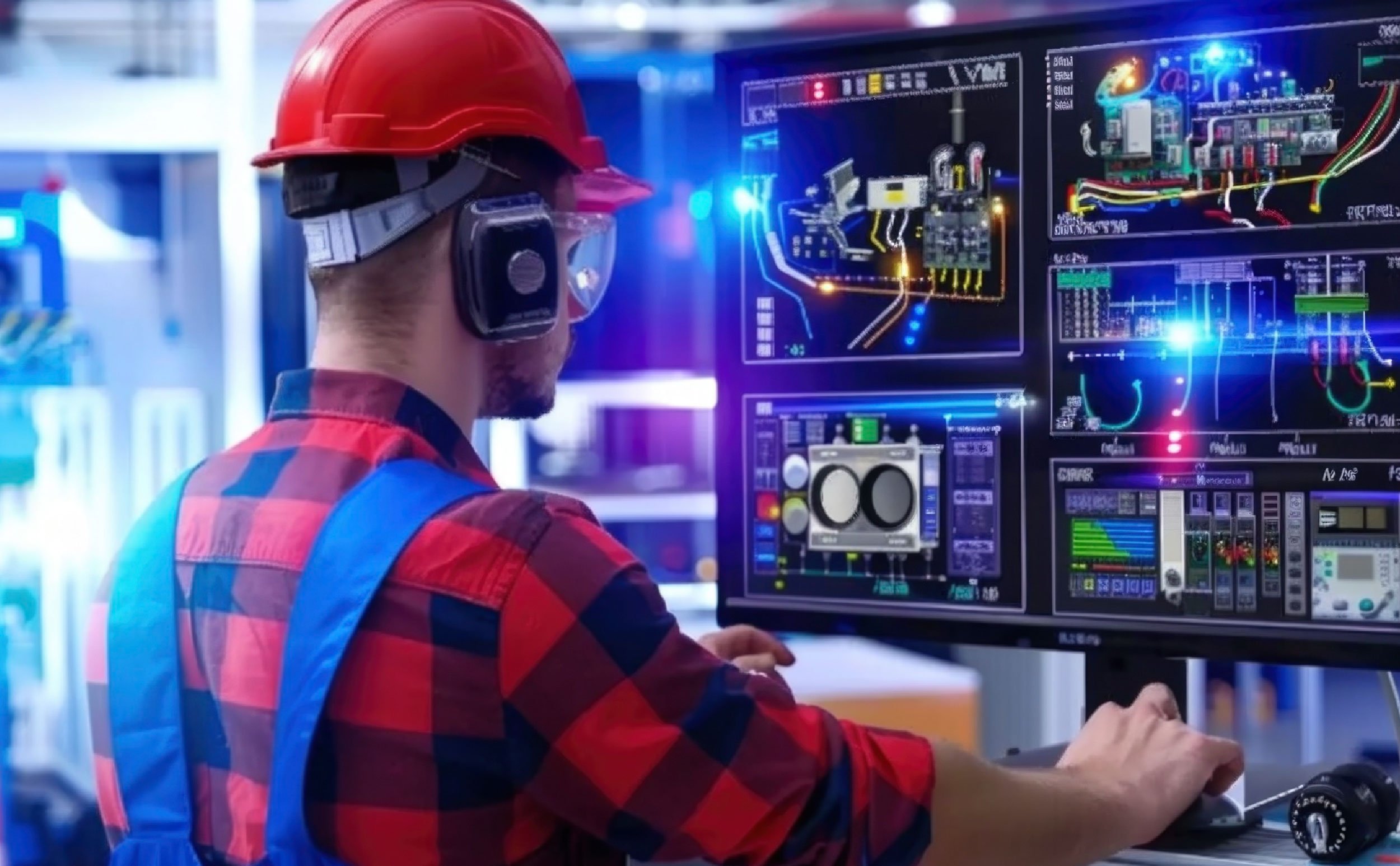 cmms unified namespace male engineer working field