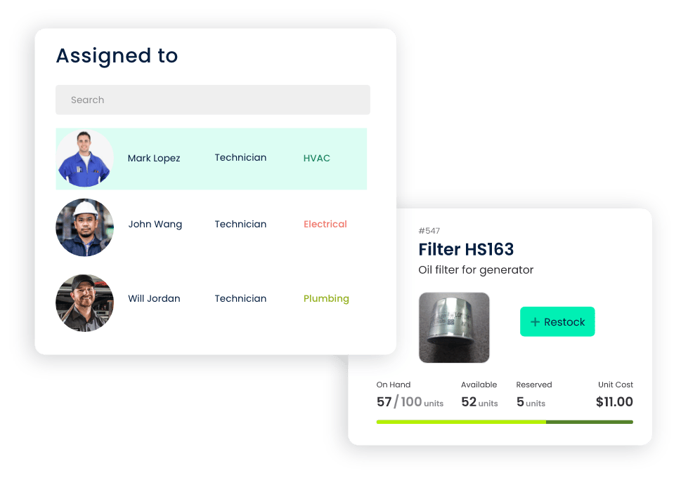 effective inventory and technician resource allocation with work order software