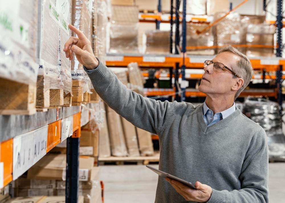 maintenance management overstocking risks man warehouse working