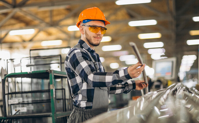manufacturing maintenance male factory worker