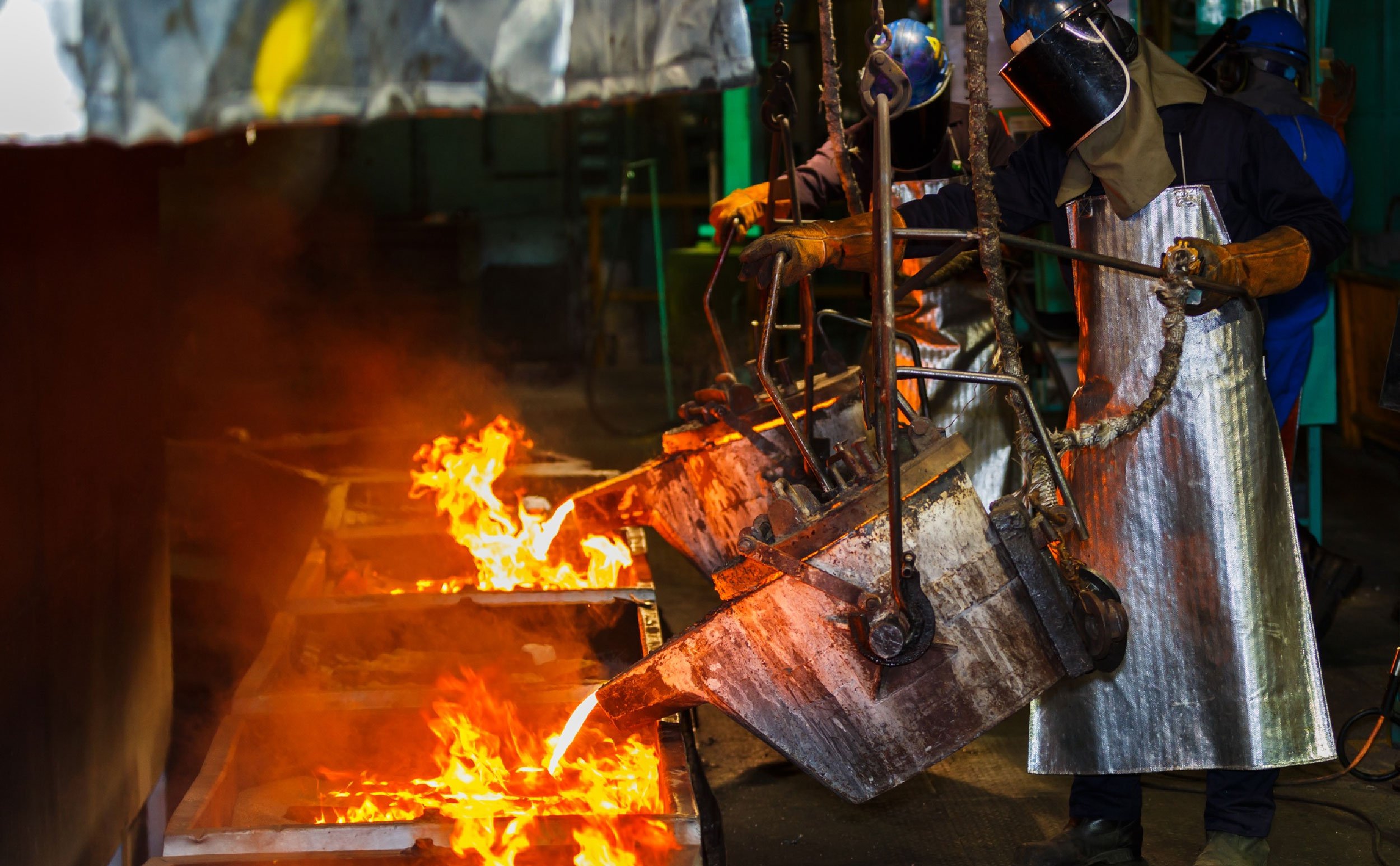 microservice cmms platforms workers pouring cast iron