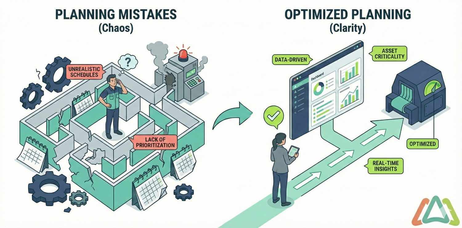 preventive maintenance planning mistakes