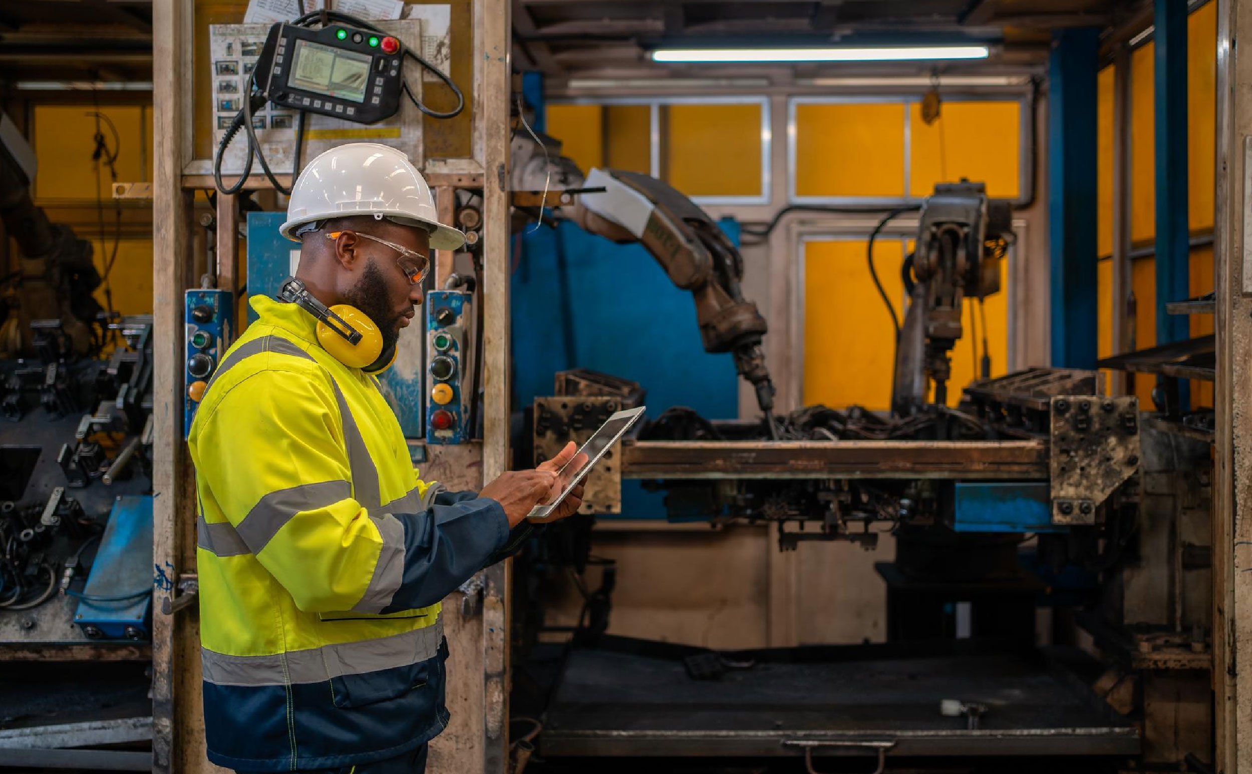 work order continuous improvement engineer check control automation robot armsrobot arms machine