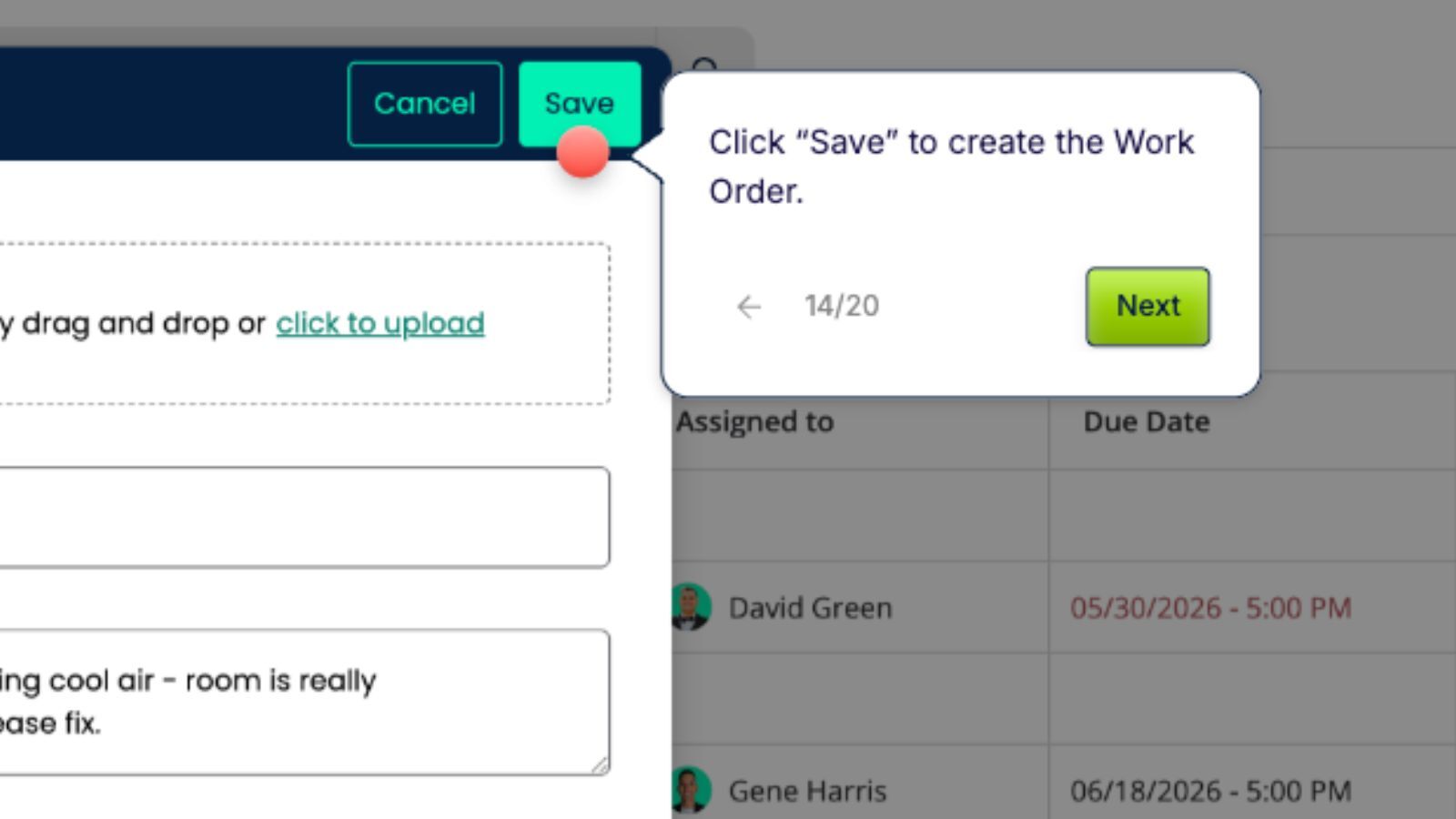 Dashboard Screenshot